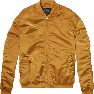 Nylon bomber jacket